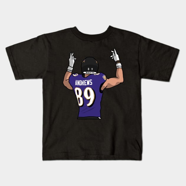The tight end andrews Kids T-Shirt by GigglesShop